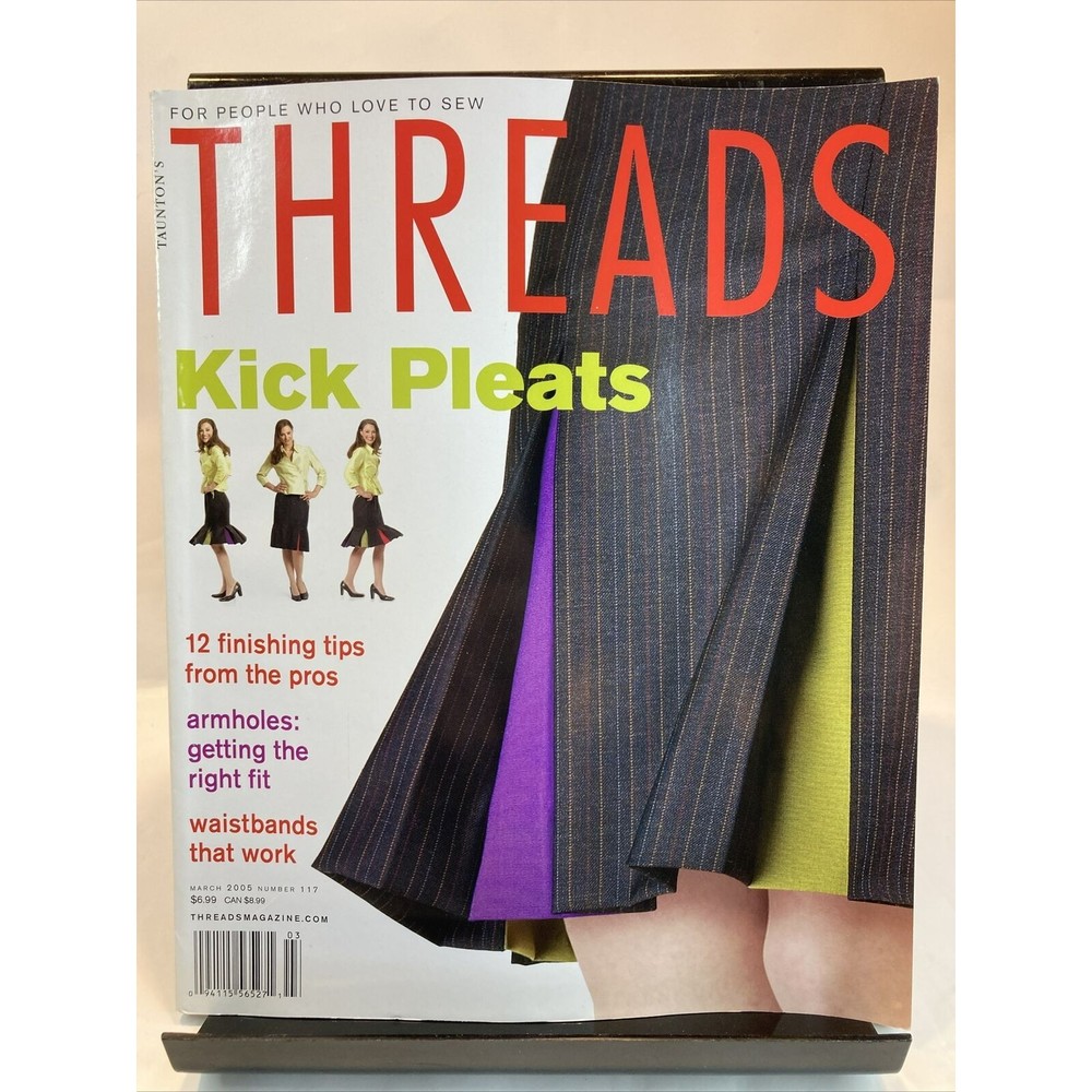 Taunton's Threads Magazine March 2005 #117 See Pics for Articles